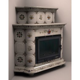 Каминная облицовка КимрПечь Прованс угловая двухъярусная Руан